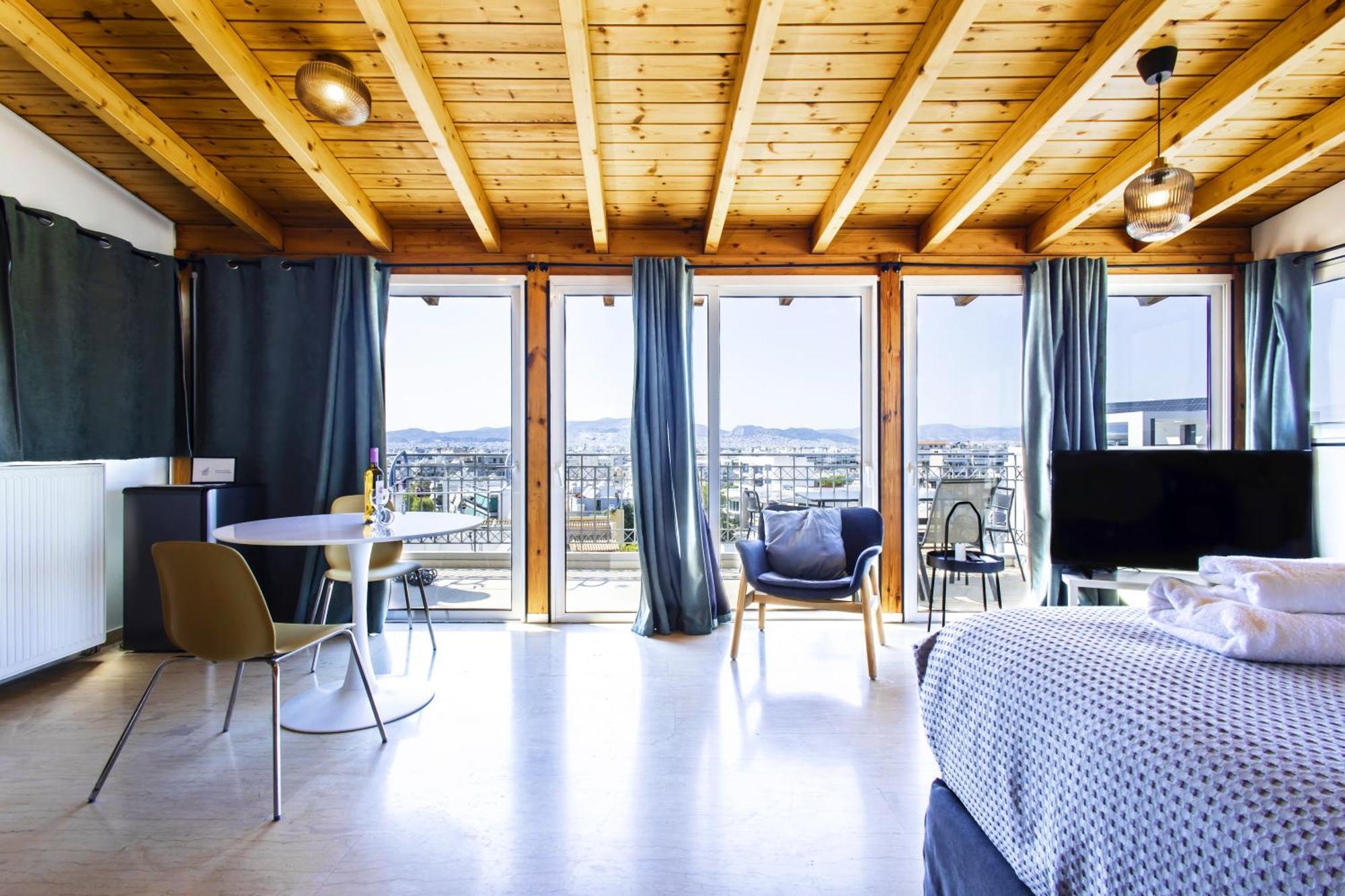 Lis153 By Smart Cozy Suites - Top Floors With Amazing City View - Available 24Hr Athènes Extérieur photo