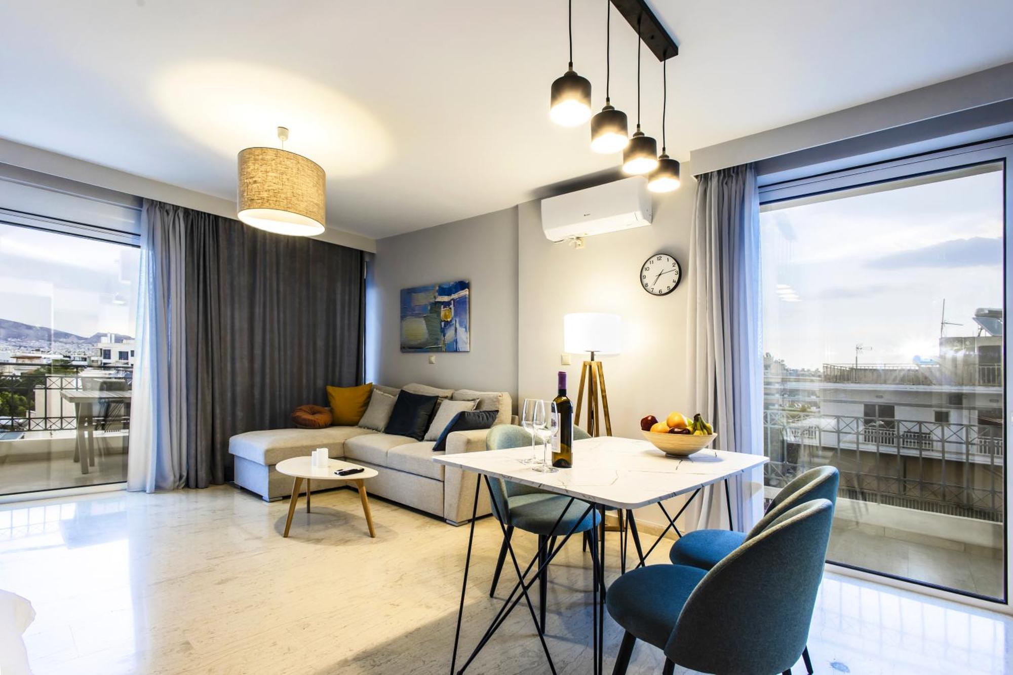 Lis153 By Smart Cozy Suites - Top Floors With Amazing City View - Available 24Hr Athènes Extérieur photo