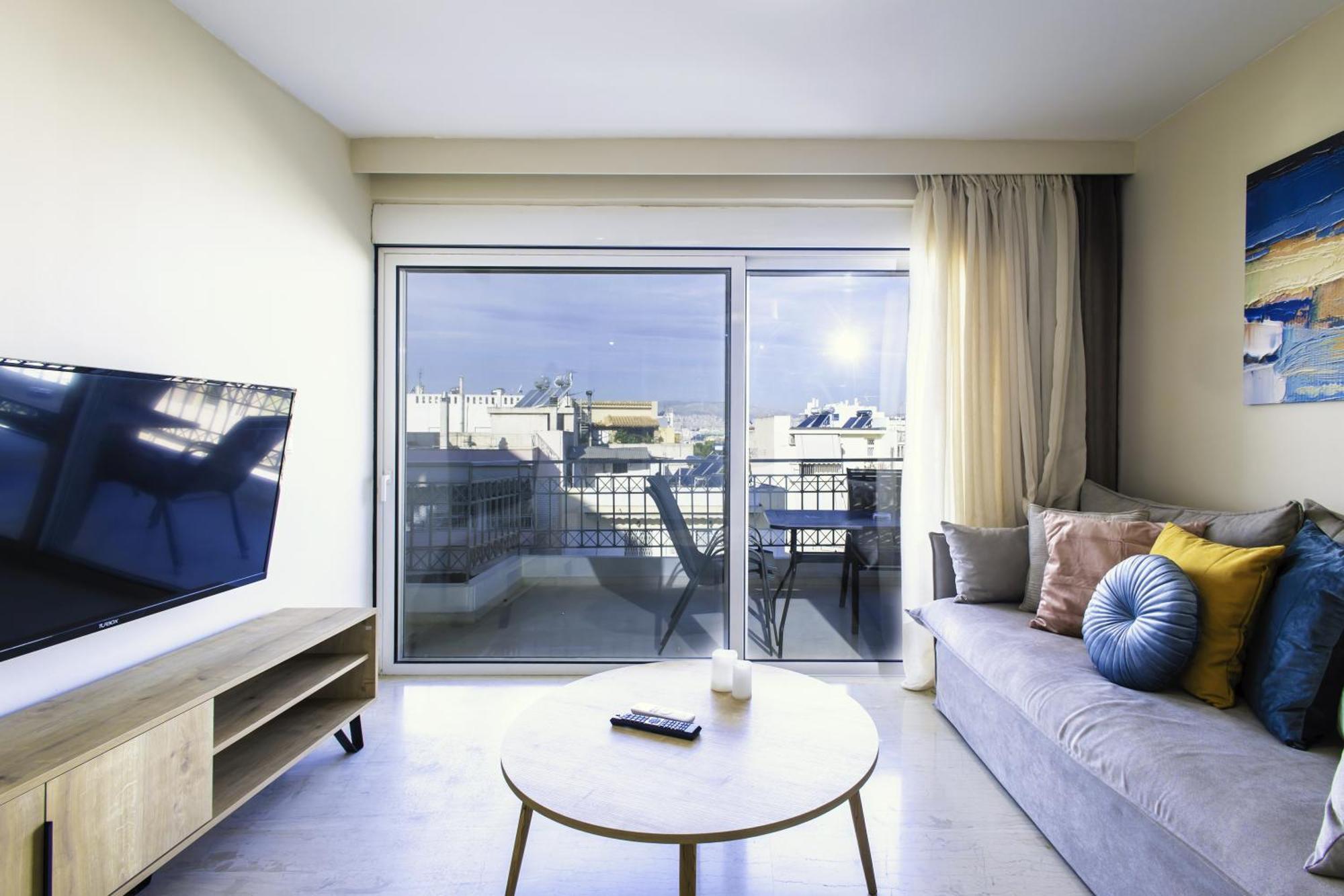 Lis153 By Smart Cozy Suites - Top Floors With Amazing City View - Available 24Hr Athènes Extérieur photo